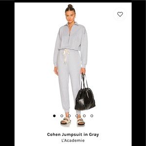 L’Academie Cohen Jumpsuit in Gray